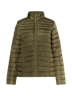 MyMo Damen Leicht wattierte Jacke in oliv