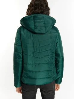 MyMo Damen Leicht wattierte Jacke in grün