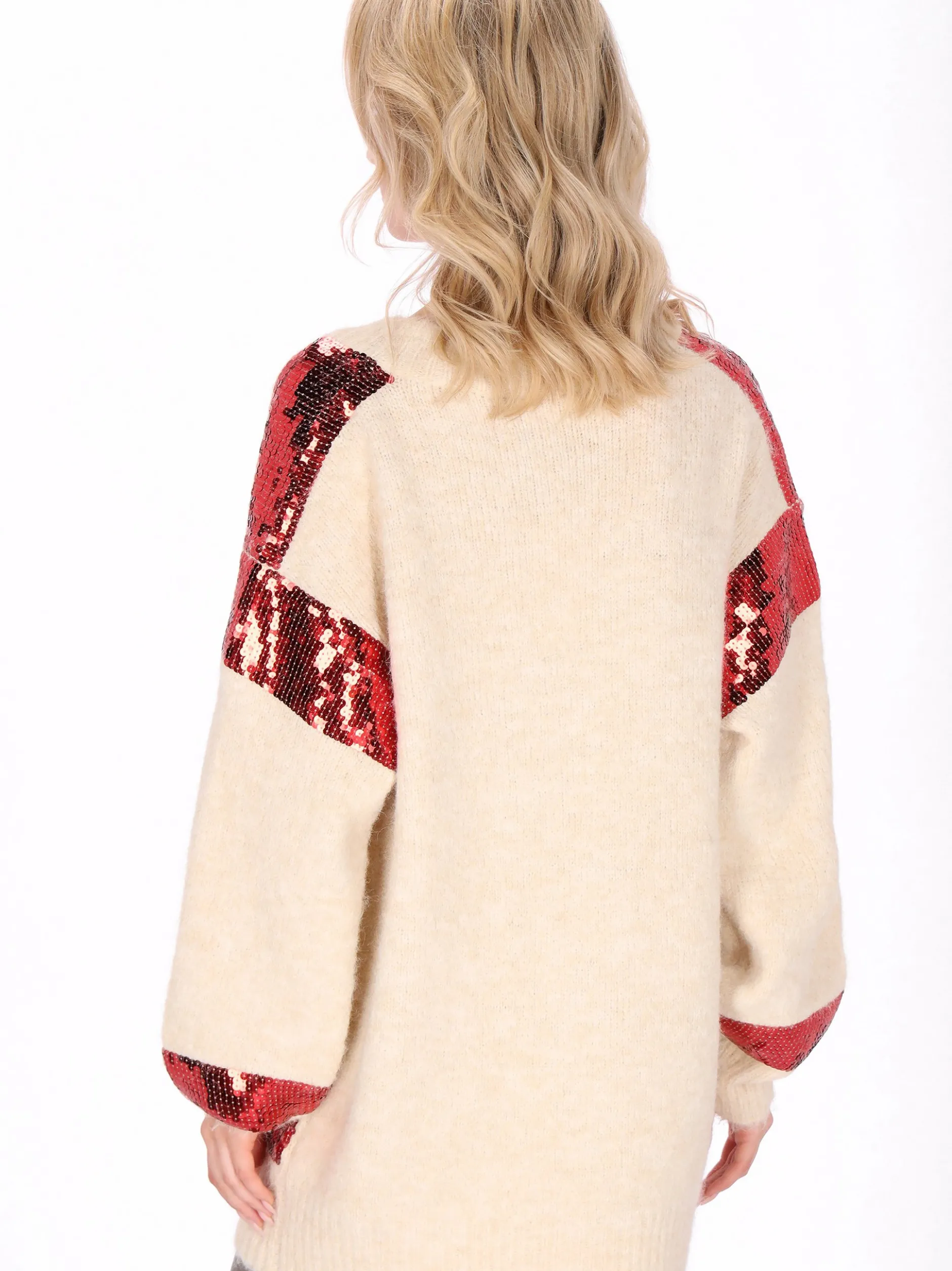 MyMo Damen Pullover in beige