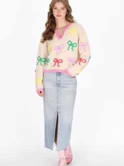 MyMo Damen Pullover in beige