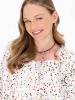 MyMo Damen Pullover in ecru
