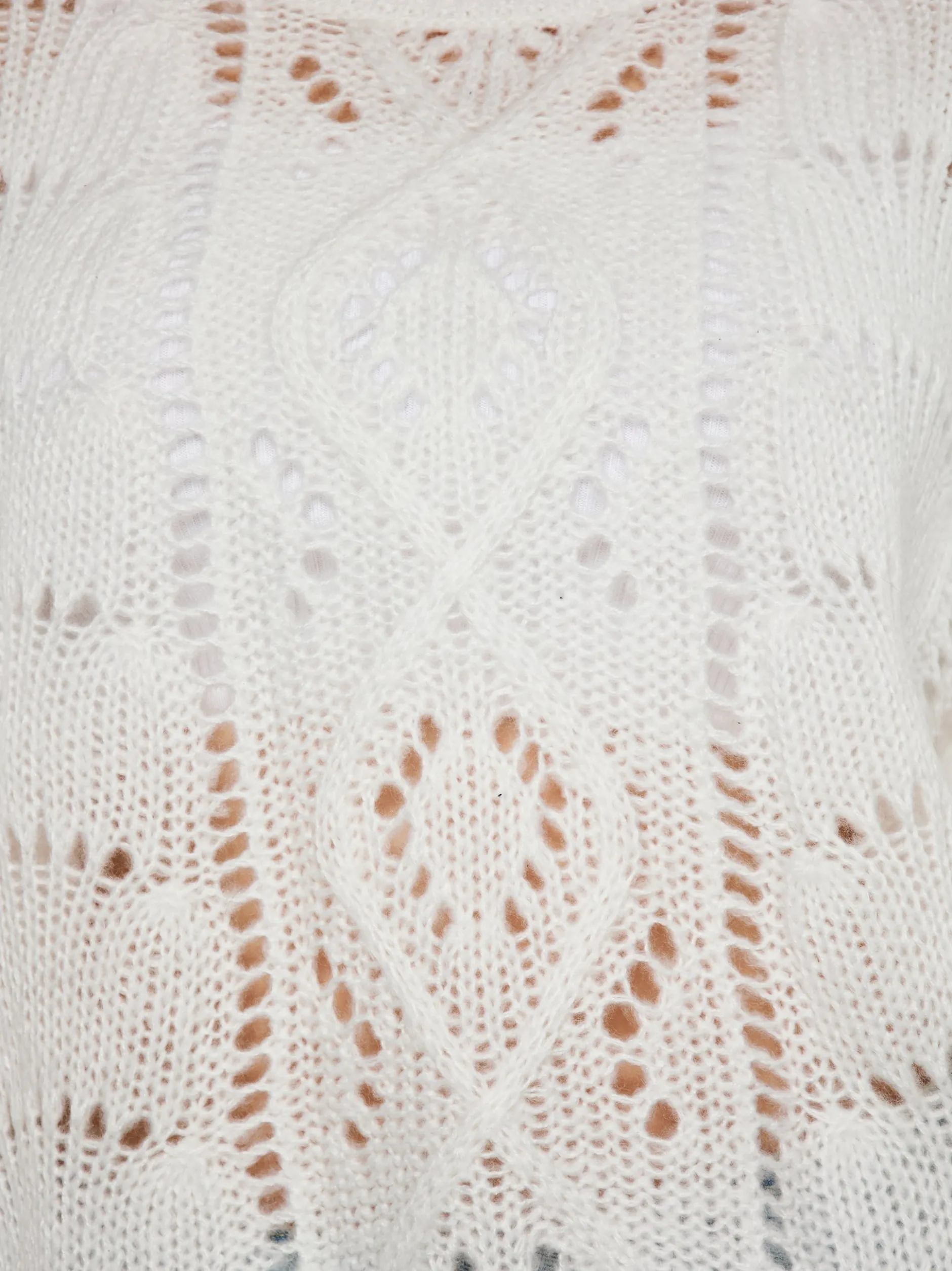 MyMo Damen Pullover in ecru - Ausschnitt: Rundhals