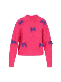 MyMo Damen Pullover in fuchsia