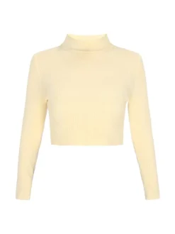 MyMo Damen Pullover in gelb