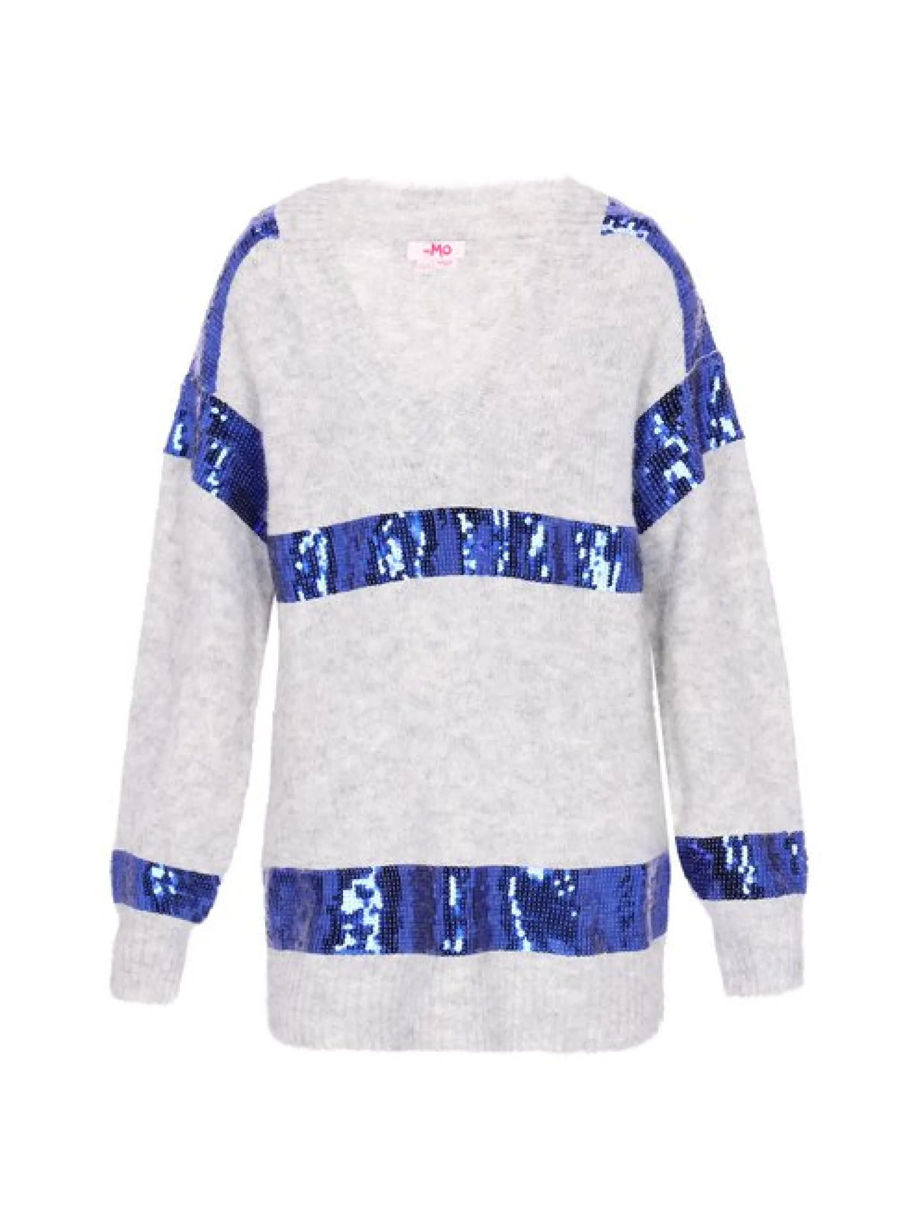 MyMo Damen Pullover in grau
