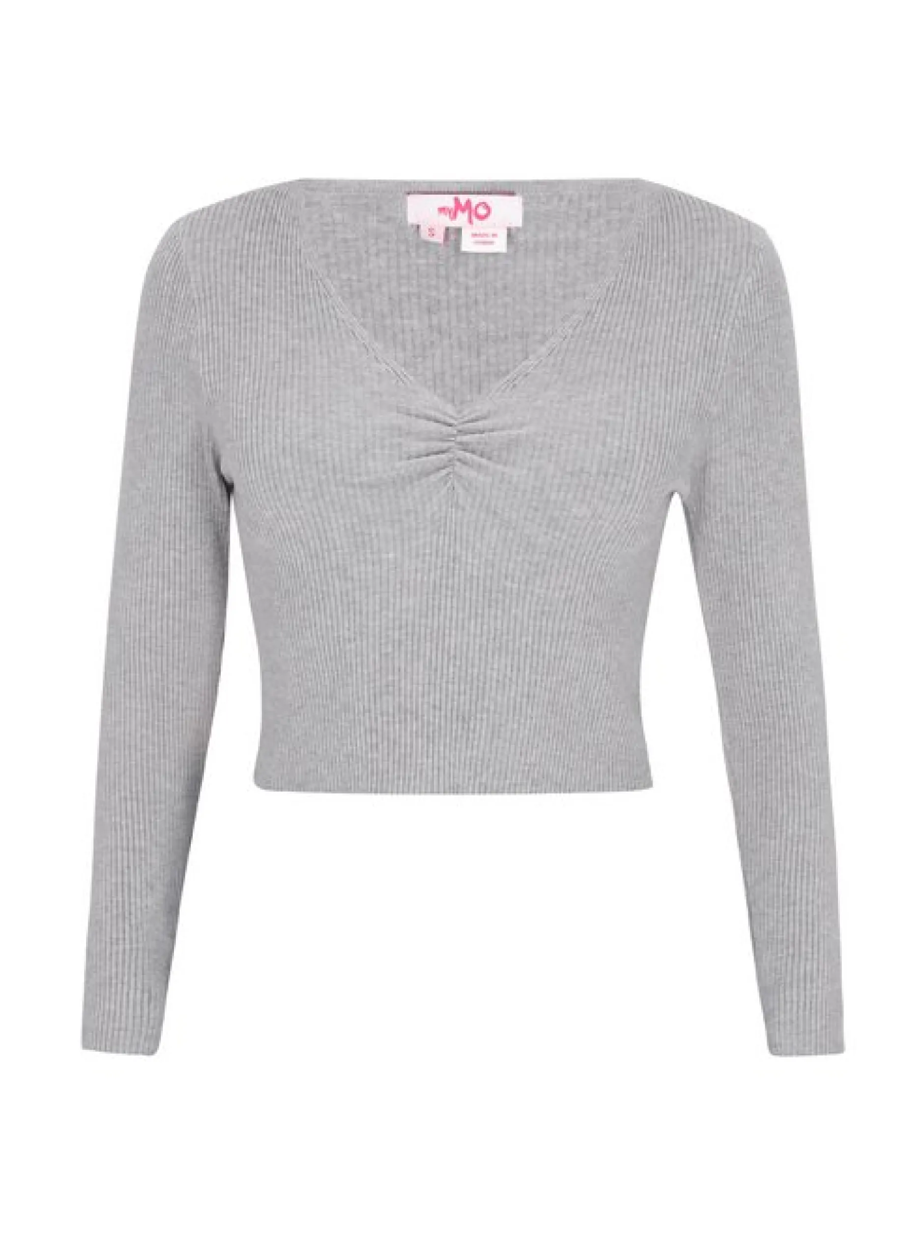 MyMo Damen Pullover in grau