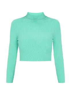MyMo Damen Pullover in grün