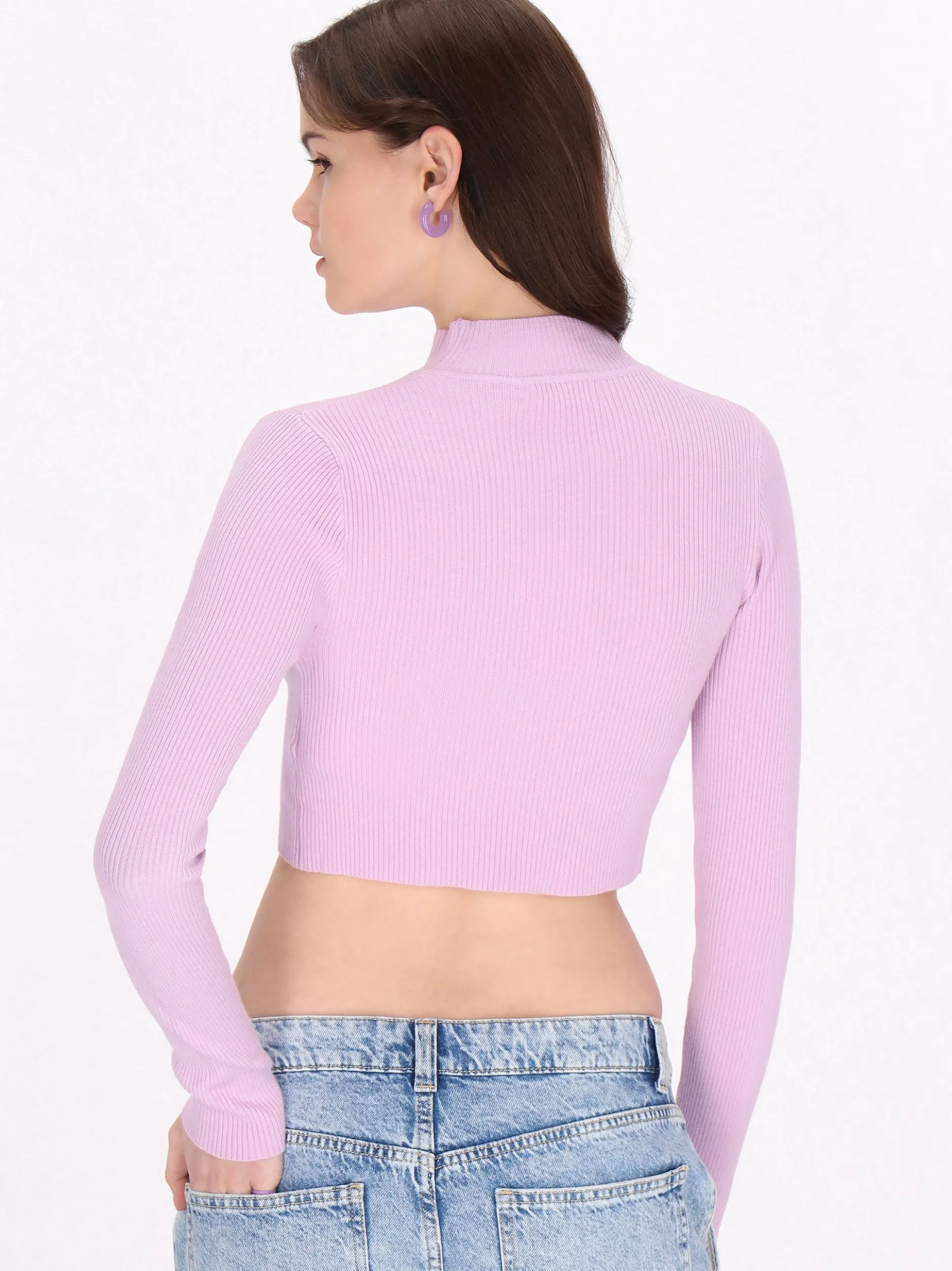 MyMo Damen Pullover in lila
