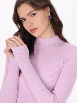 MyMo Damen Pullover in lila