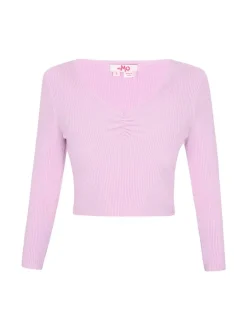 MyMo Damen Pullover in lila