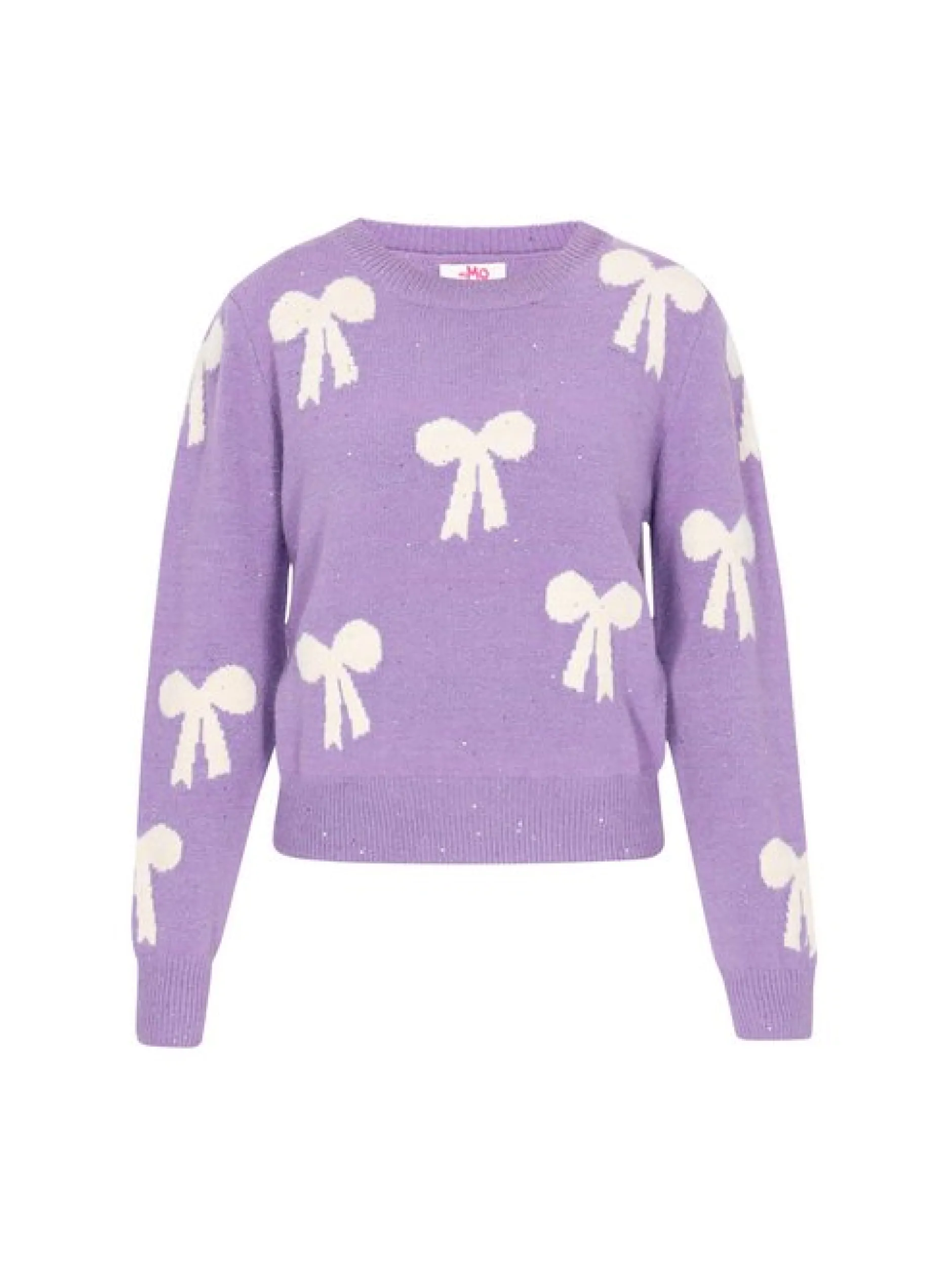 MyMo Damen Pullover in lila - Ausschnitt: Rundhals
