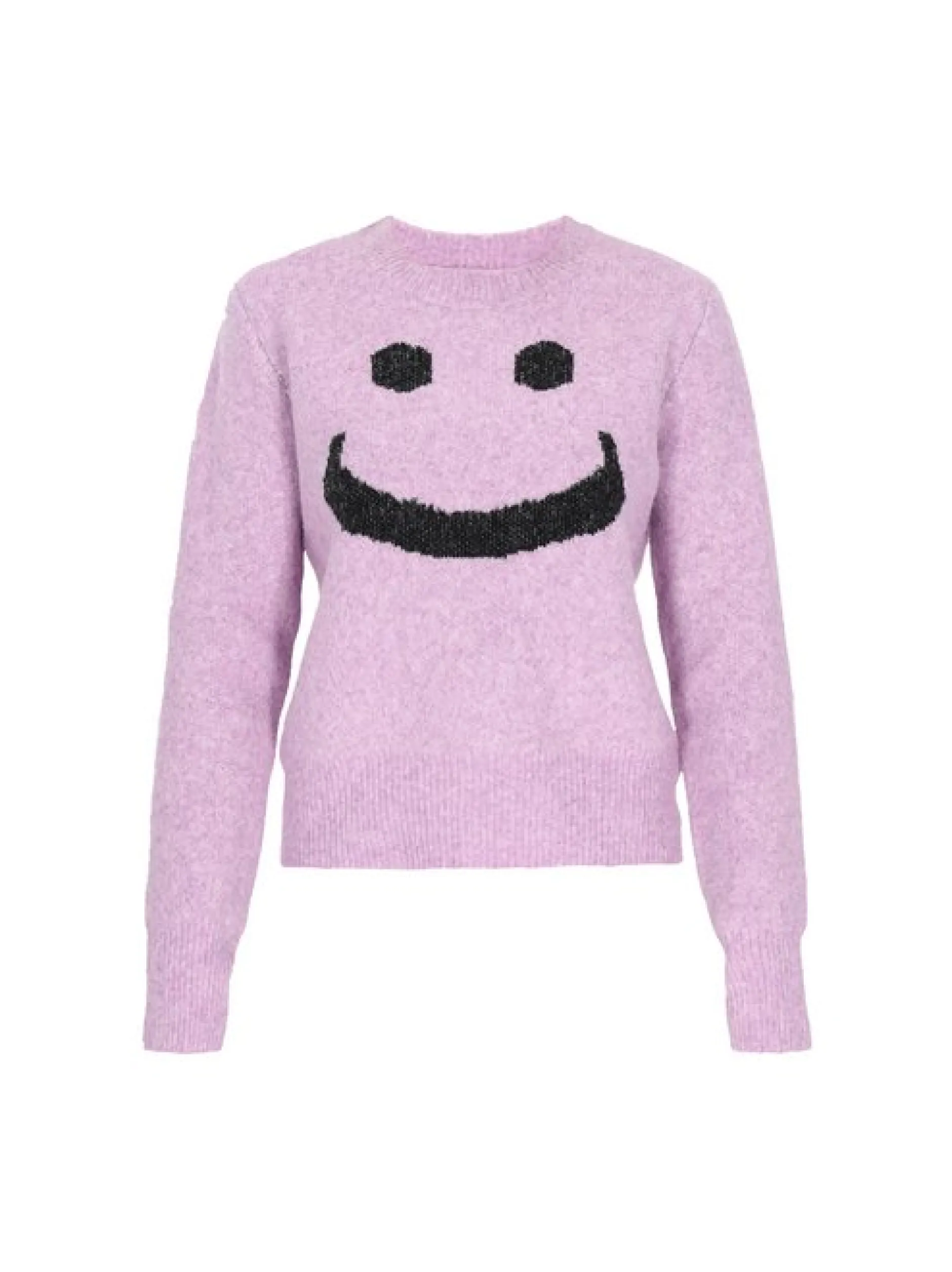 MyMo Damen Pullover in lila - Ausschnitt: Rundhals