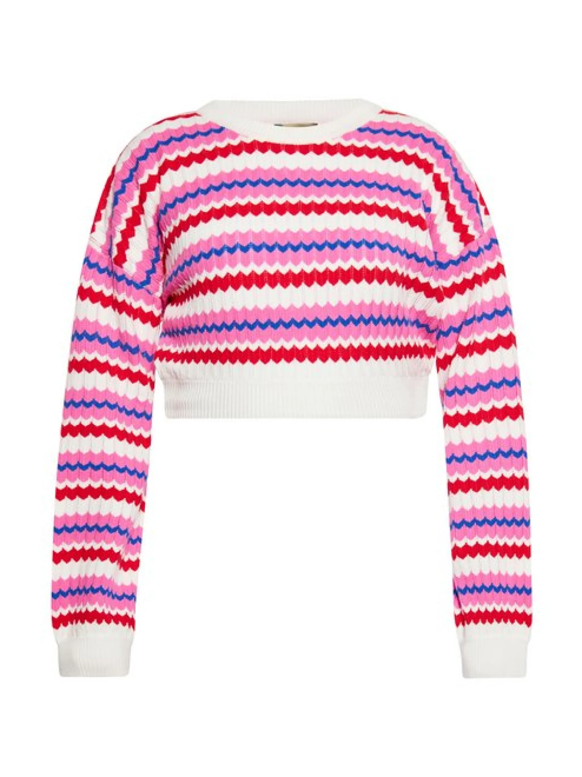MyMo Damen Pullover in mehrfarbig - Ausschnitt: Rundhals