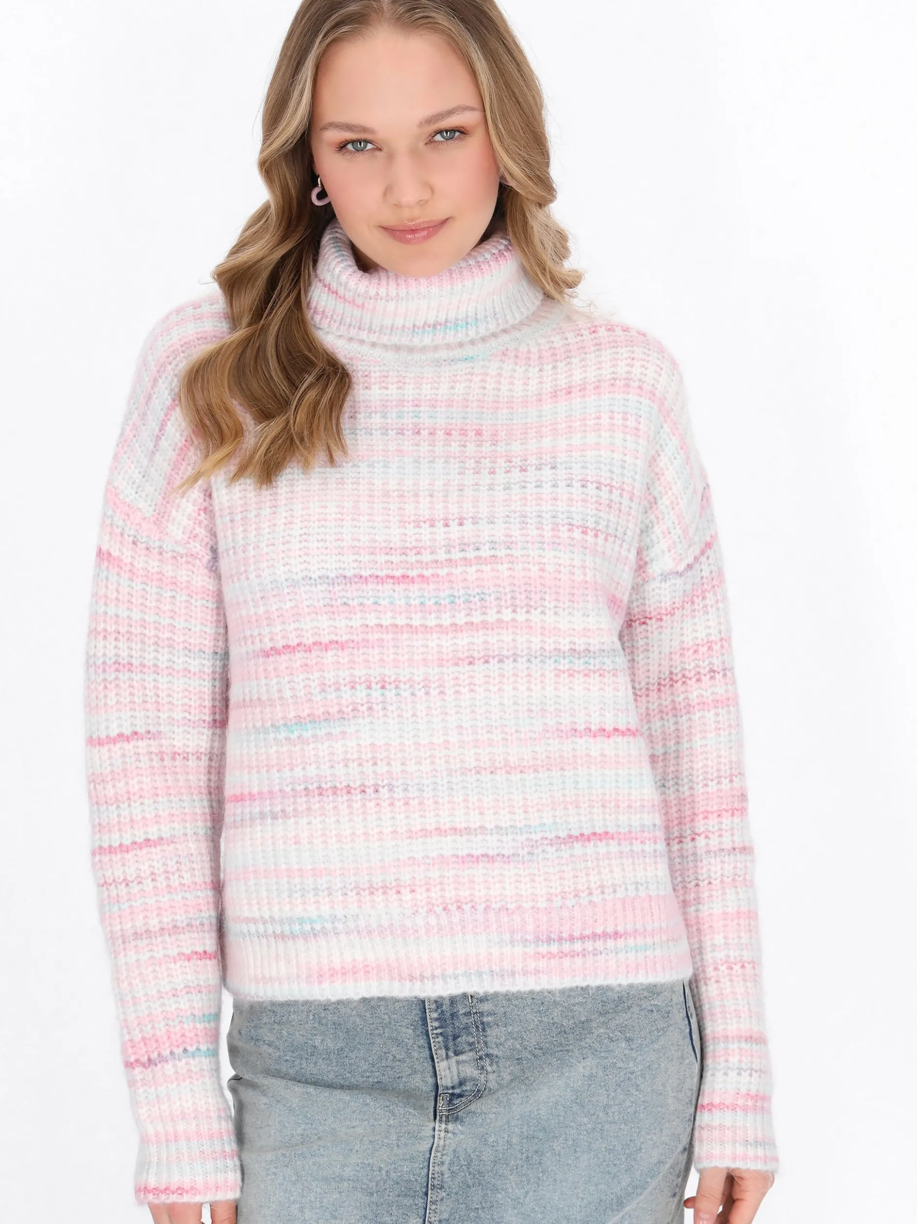MyMo Damen Pullover in mehrfarbig