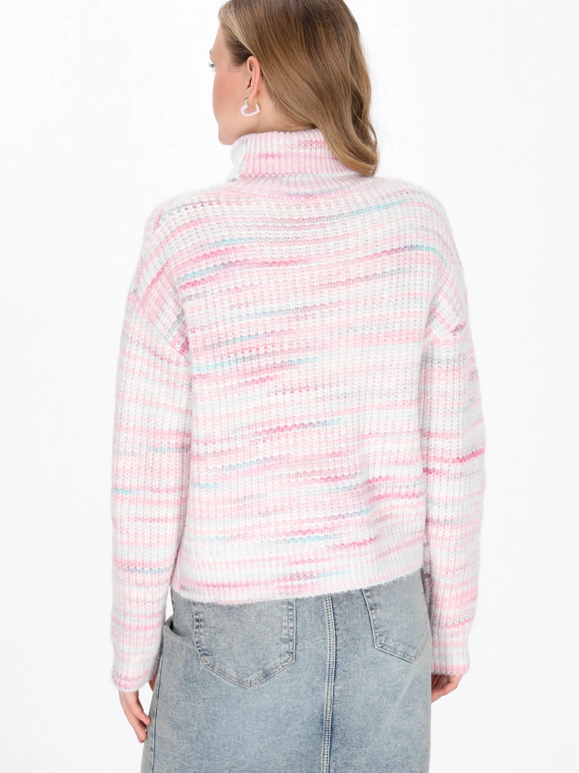 MyMo Damen Pullover in mehrfarbig