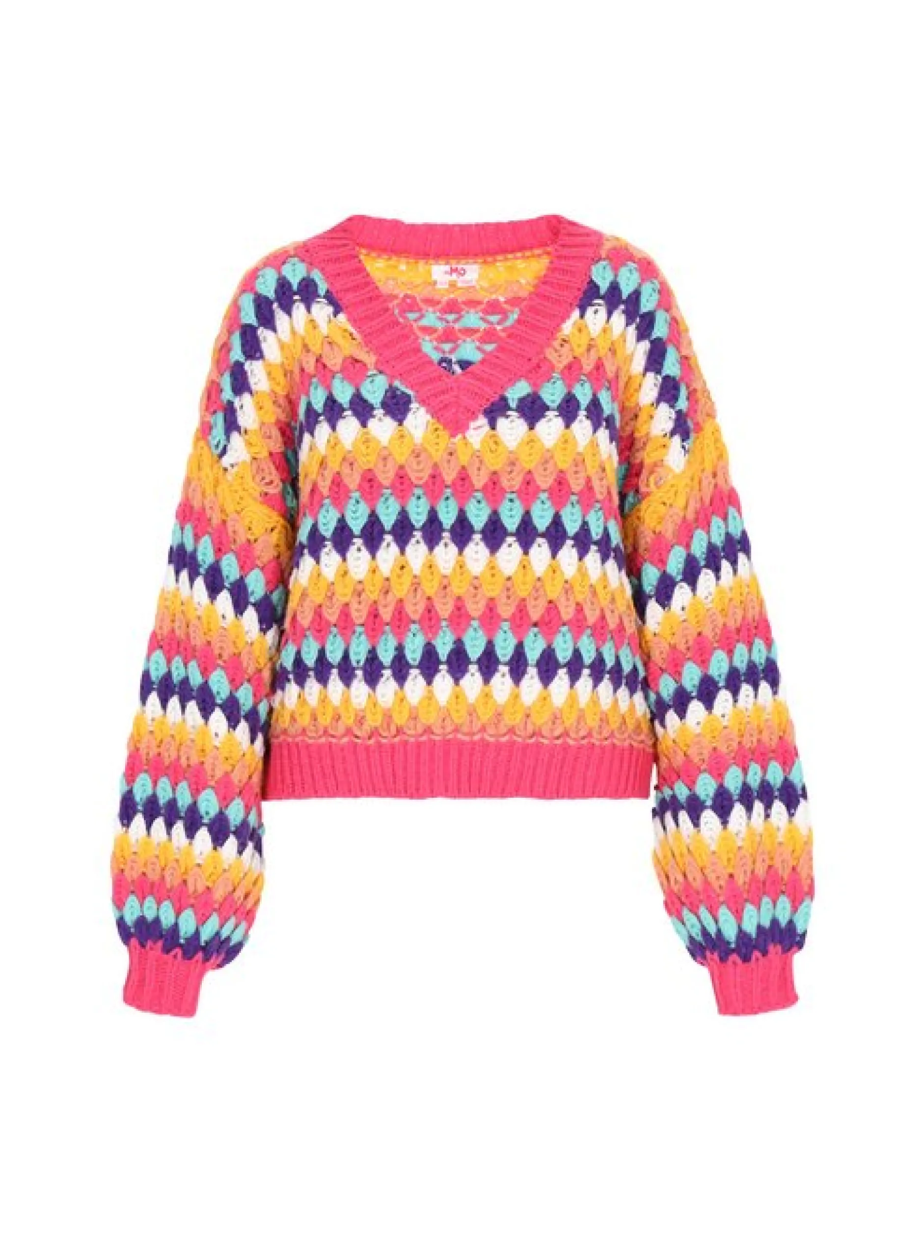 MyMo Damen Pullover in mehrfarbig
