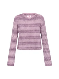 MyMo Damen Pullover in mehrfarbig - Ausschnitt: Rundhals