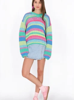 MyMo Damen Pullover in mehrfarbig