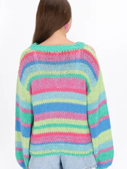MyMo Damen Pullover in mehrfarbig
