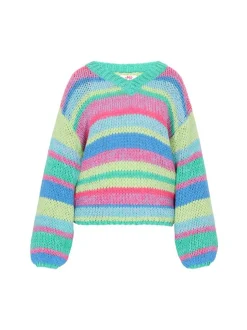 MyMo Damen Pullover in mehrfarbig