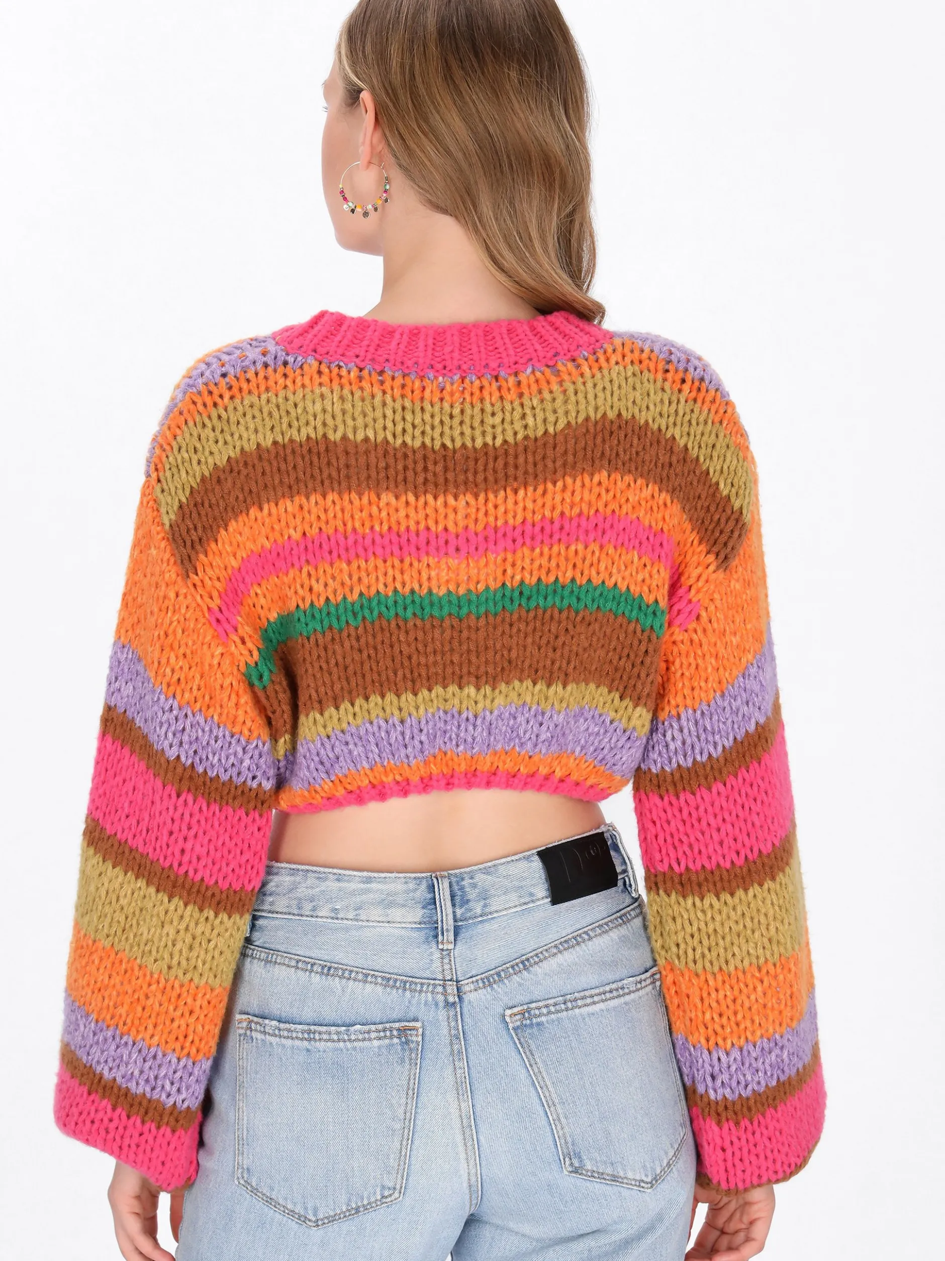 MyMo Damen Pullover in mehrfarbig