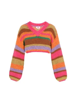 MyMo Damen Pullover in mehrfarbig