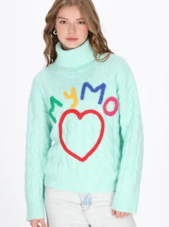 MyMo Damen Pullover in mint
