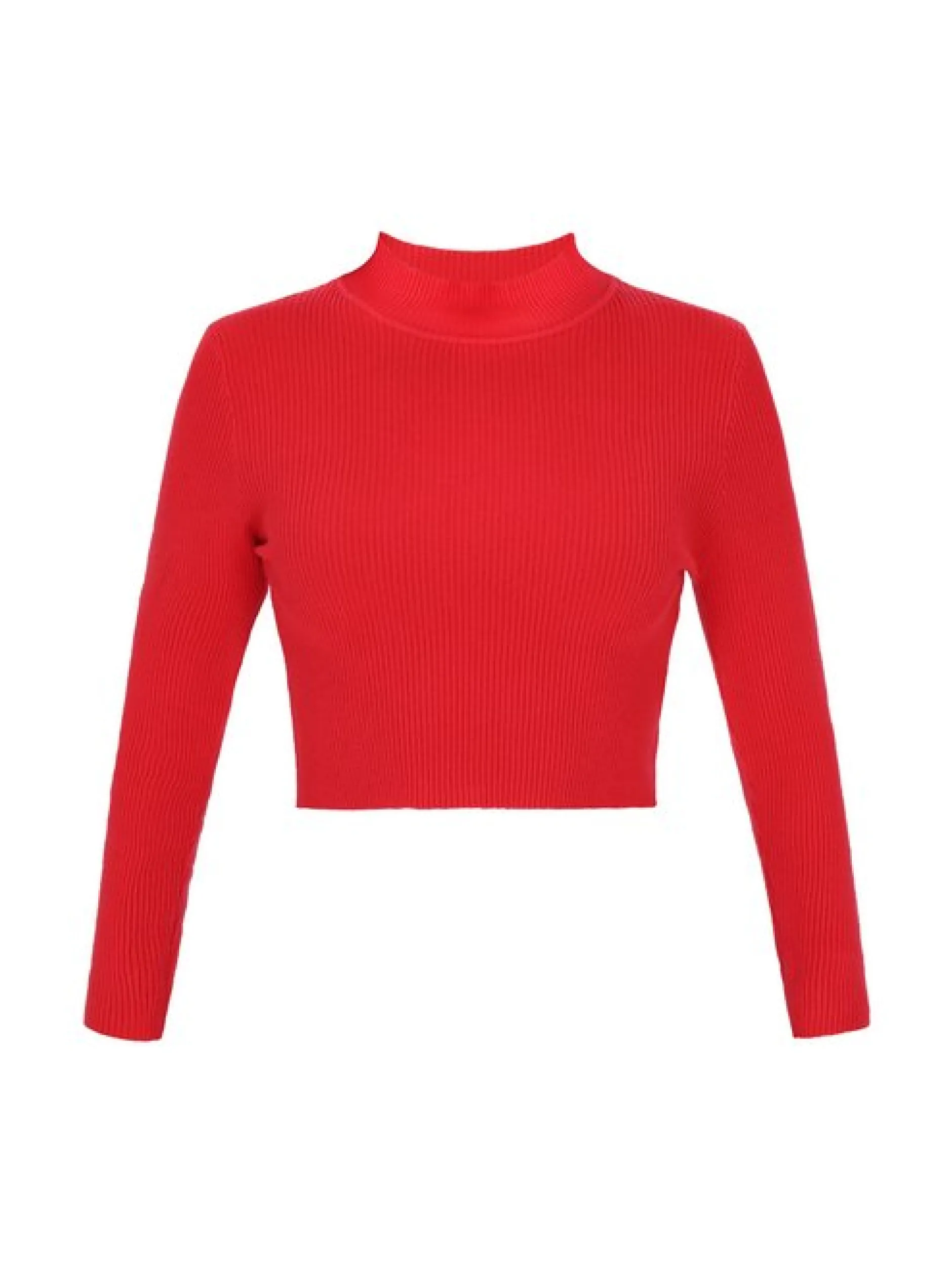 MyMo Damen Pullover in rot