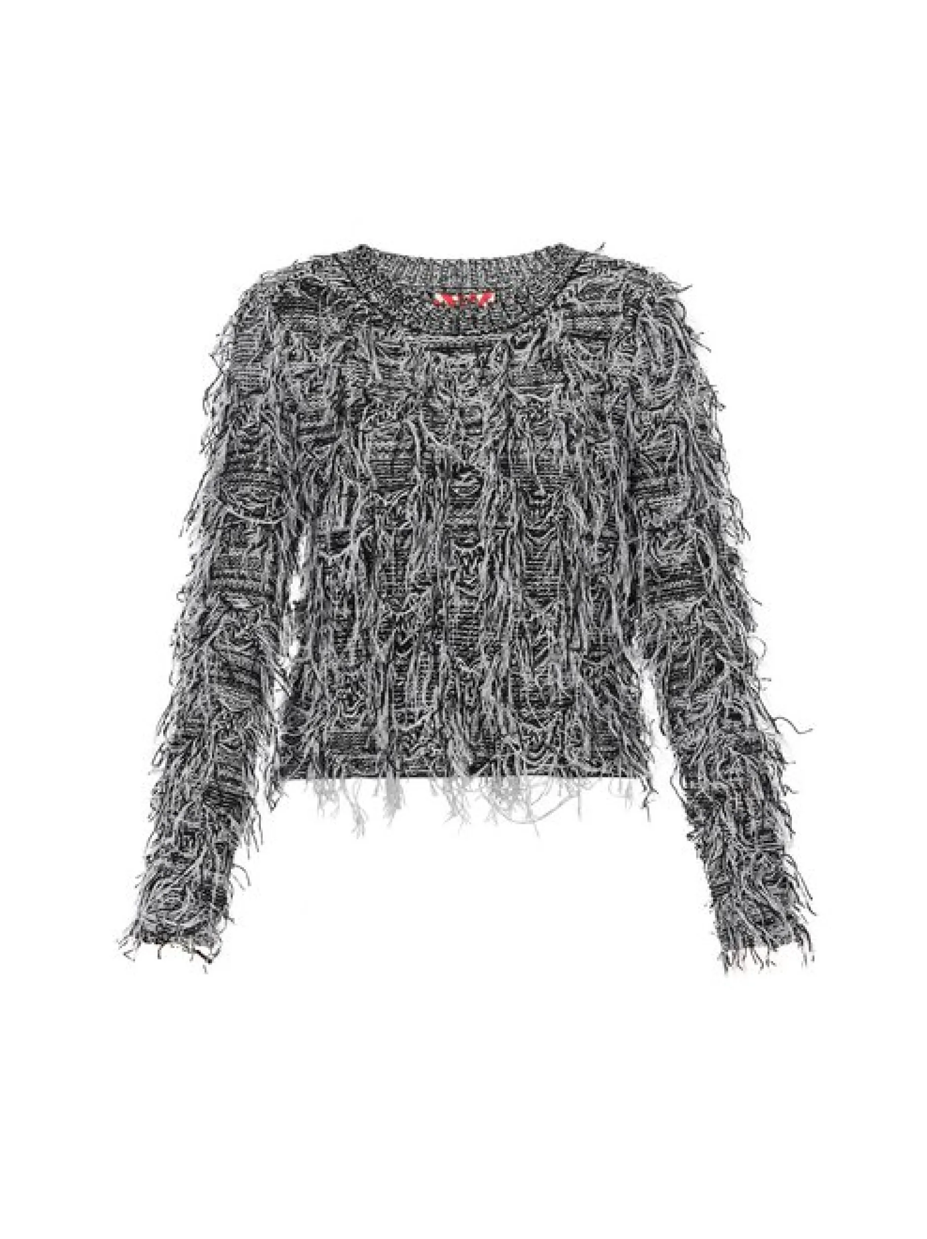 MyMo Damen Pullover in schwarz - Ausschnitt: Rundhals