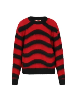 MyMo Damen Pullover in schwarz - Ausschnitt: Rundhals