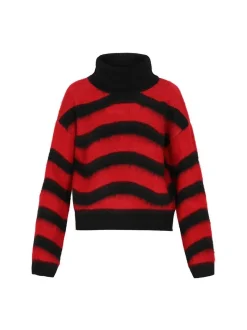 MyMo Damen Pullover in schwarz