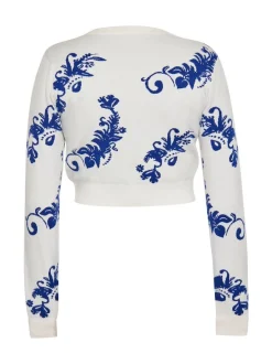 MyMo Damen Pullover in weiß - Ausschnitt: Rundhals