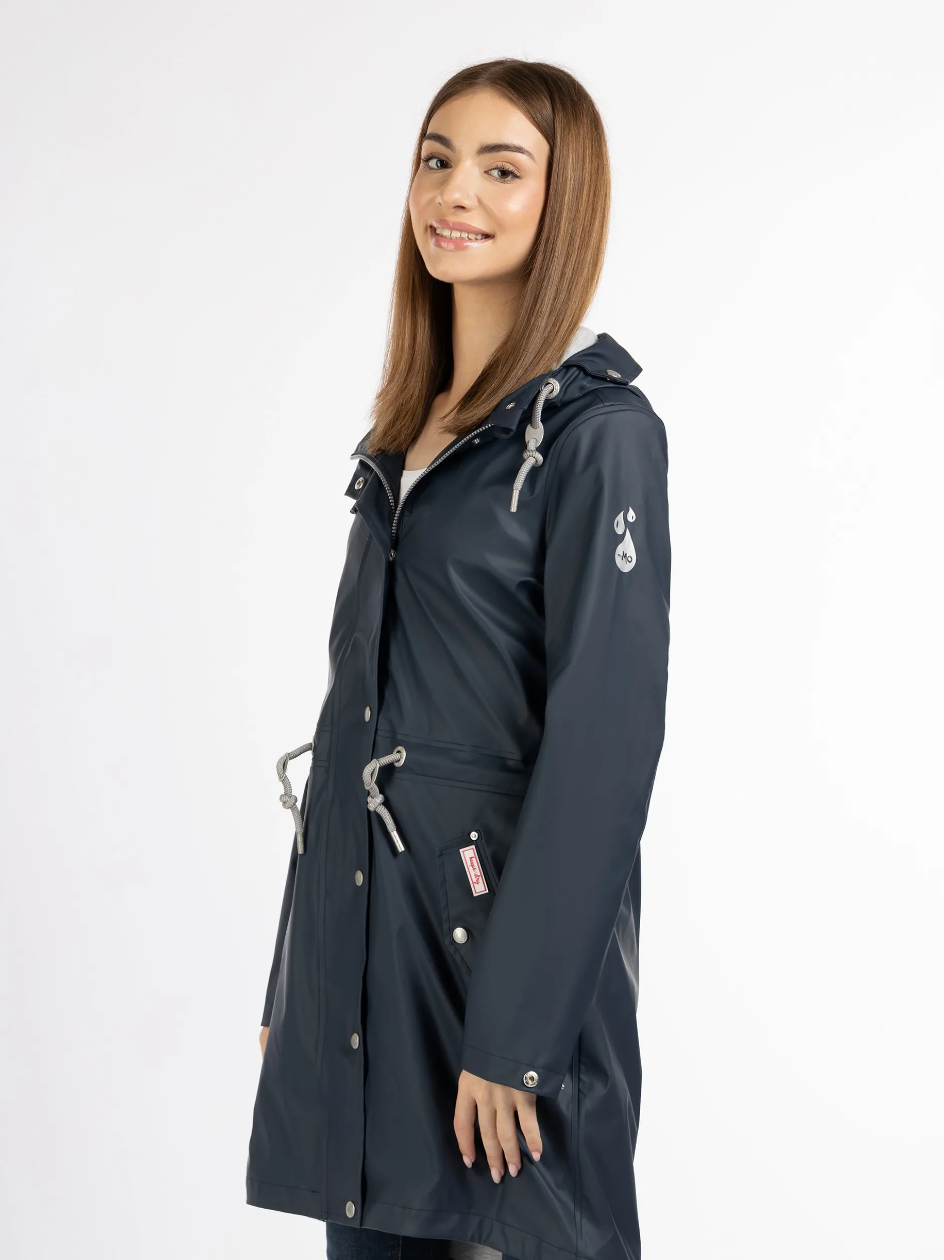 MyMo Damen Regenmantel in marine