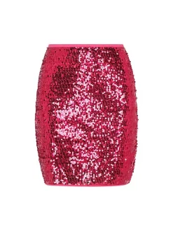 MyMo Damen Rock in pink - Länge: kurz