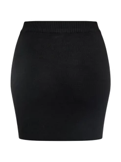 MyMo Damen Rock in schwarz