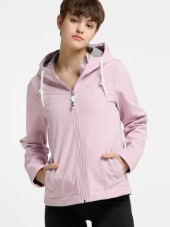 MyMo Damen Softshelljacke in rosa