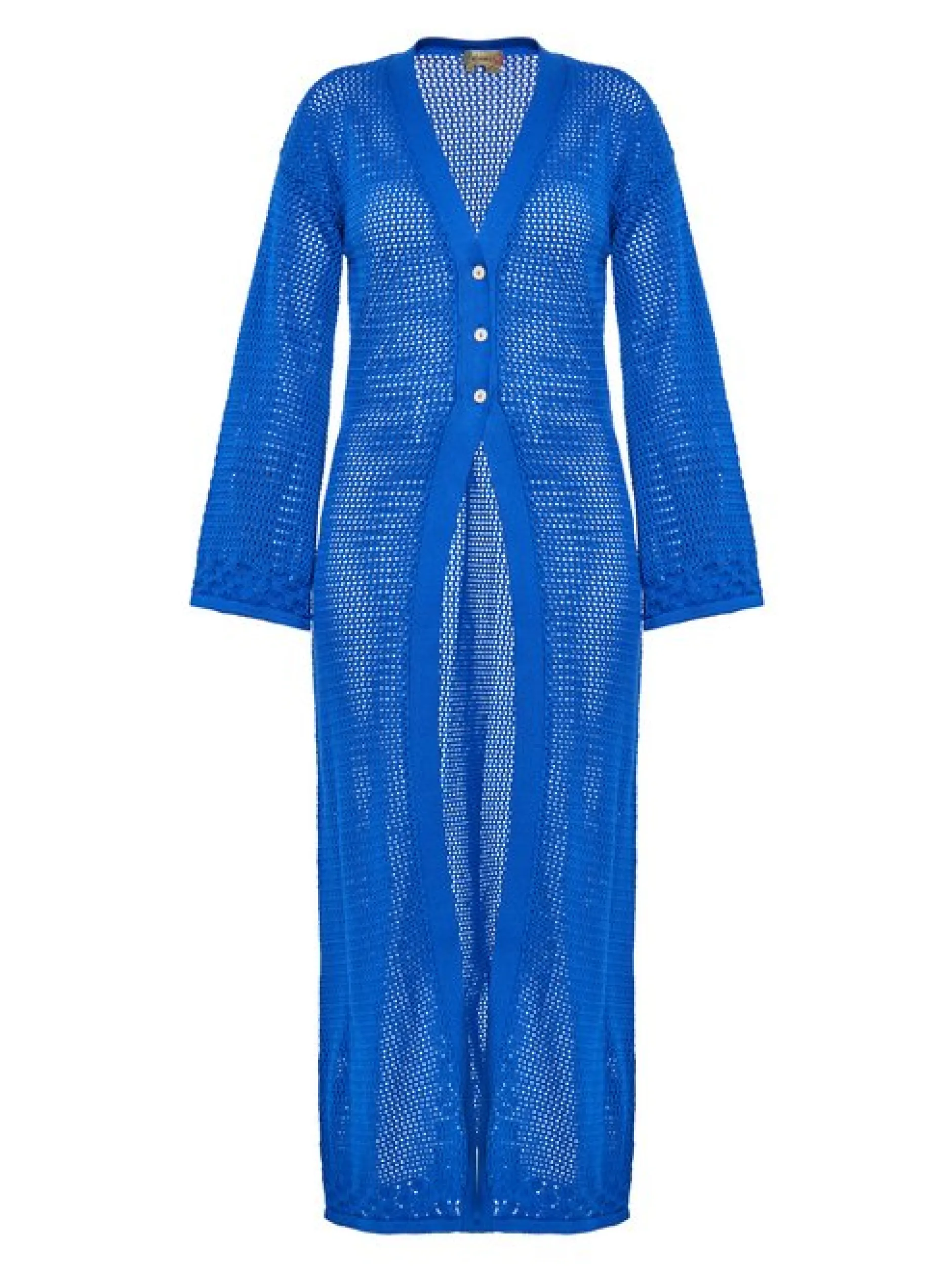 MyMo Damen Strickjacke in blau