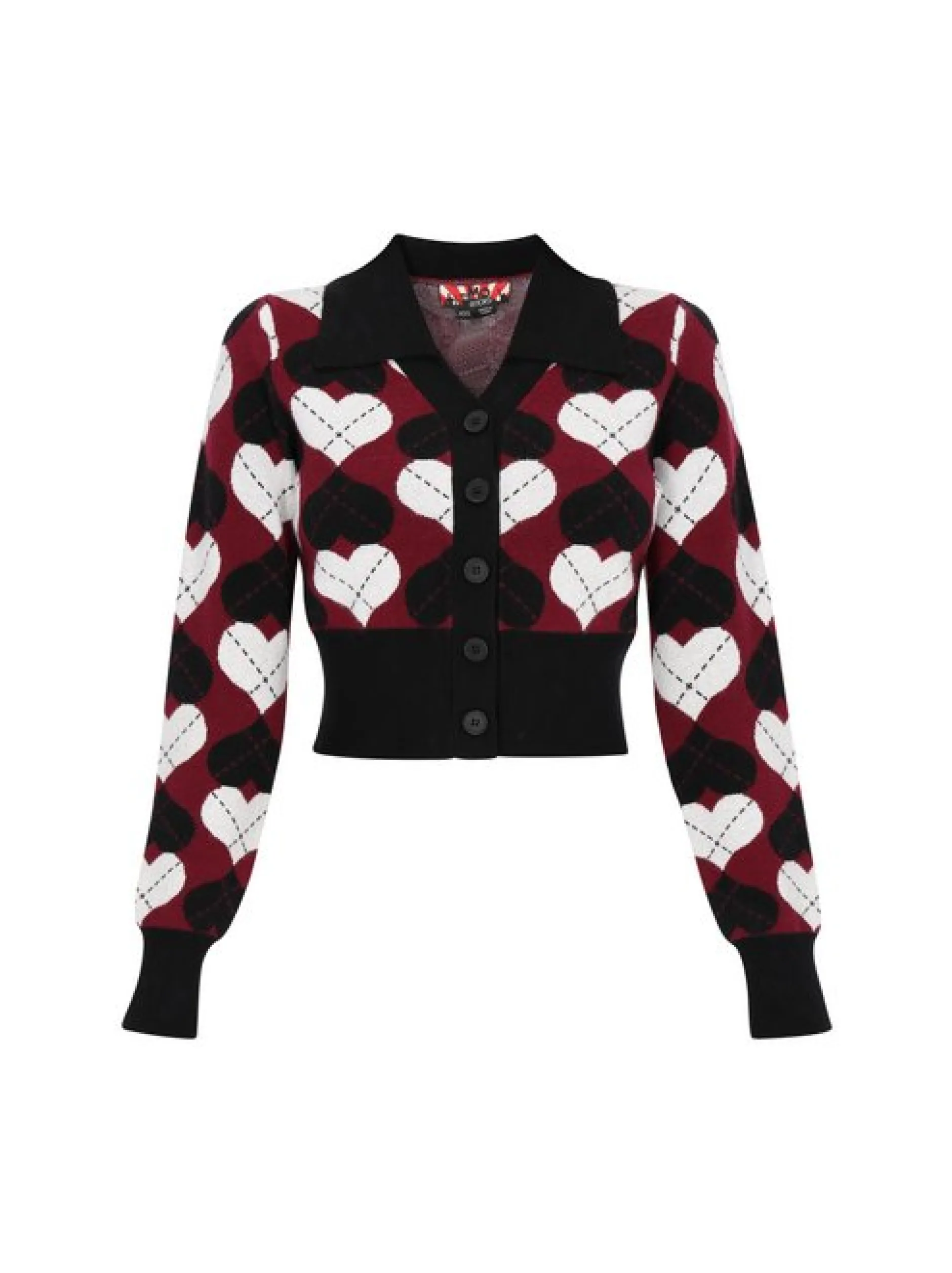 MyMo Damen Strickjacke in bordeaux