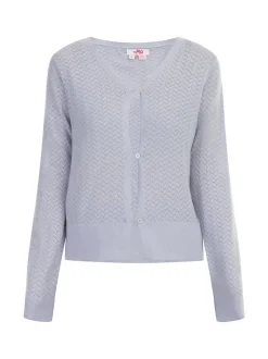 MyMo Damen Strickjacke in flieder