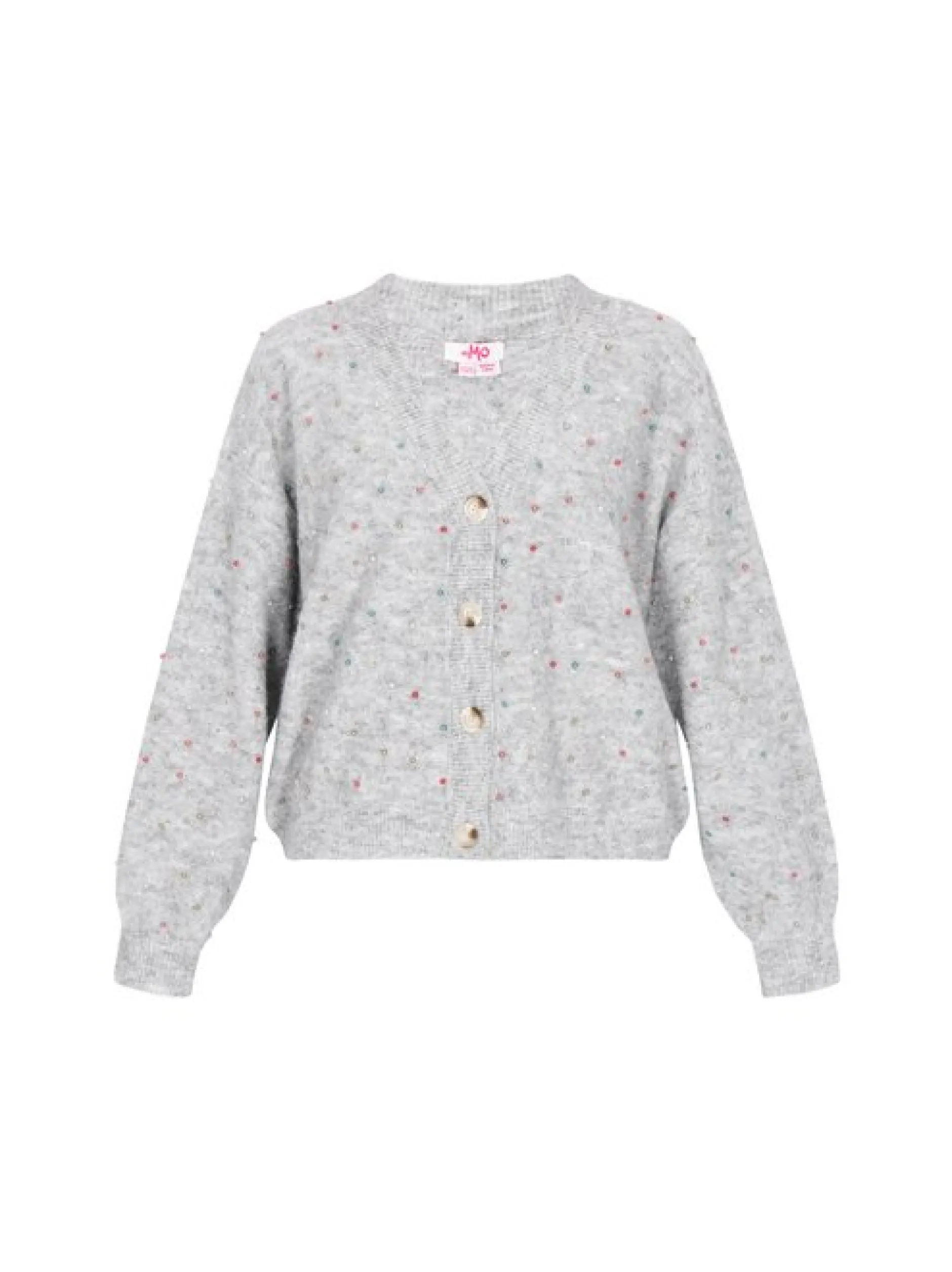 MyMo Damen Strickjacke in grau