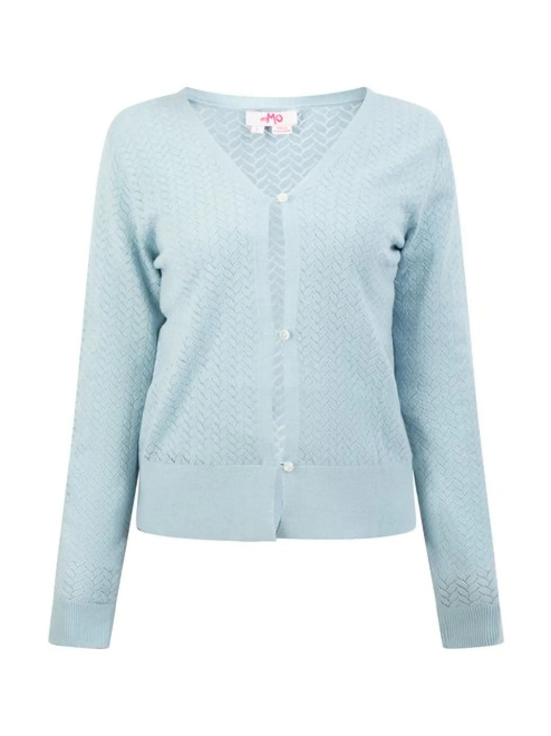 MyMo Damen Strickjacke in hellblau