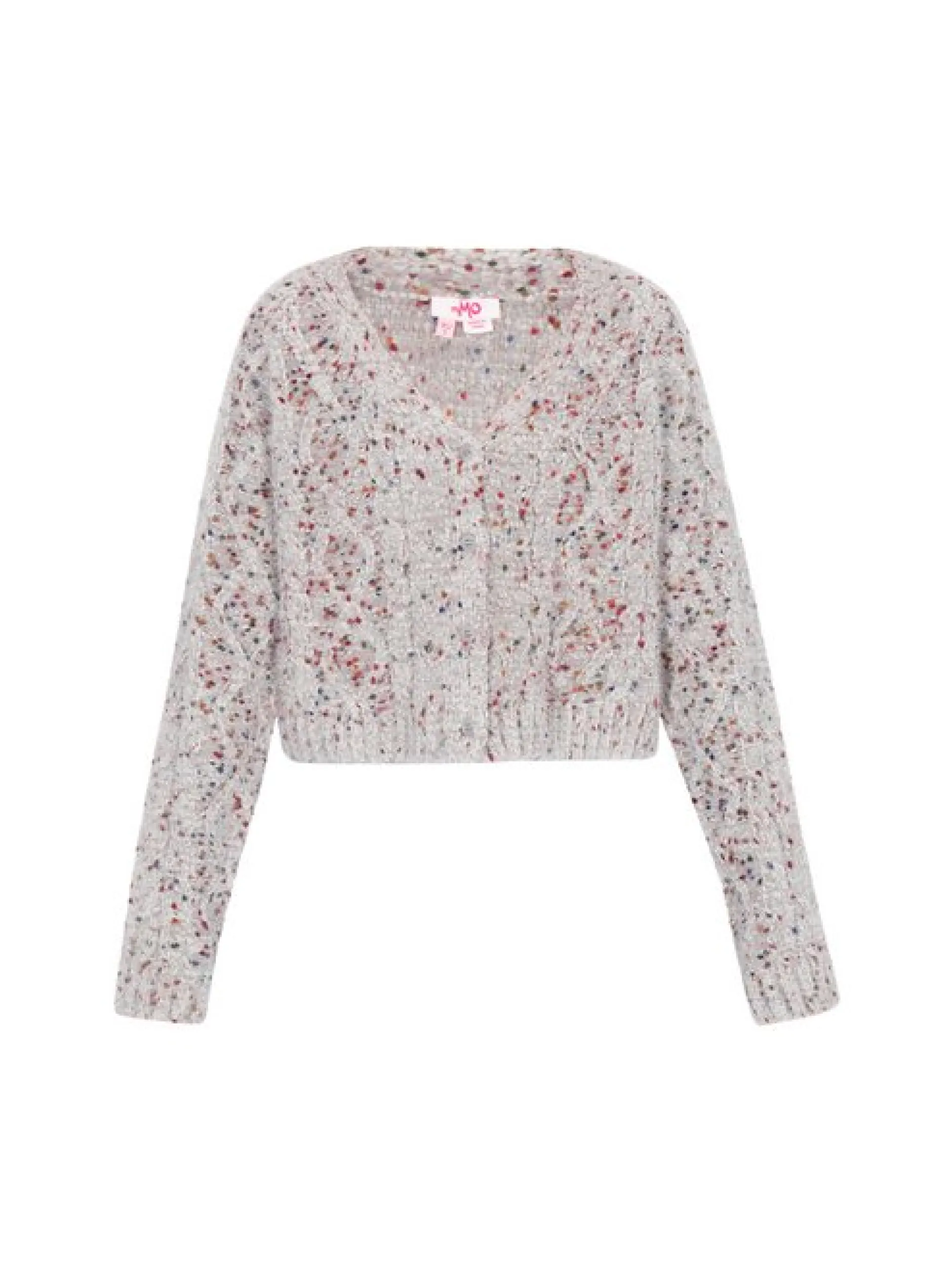 MyMo Damen Strickjacke in mehrfarbig