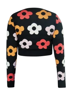 MyMo Damen Strickjacke in mehrfarbig