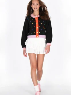 MyMo Damen Strickjacke in mehrfarbig