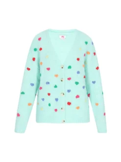MyMo Damen Strickjacke in mint