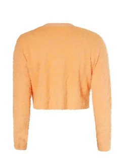MyMo Damen Strickjacke in orange