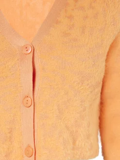 MyMo Damen Strickjacke in orange