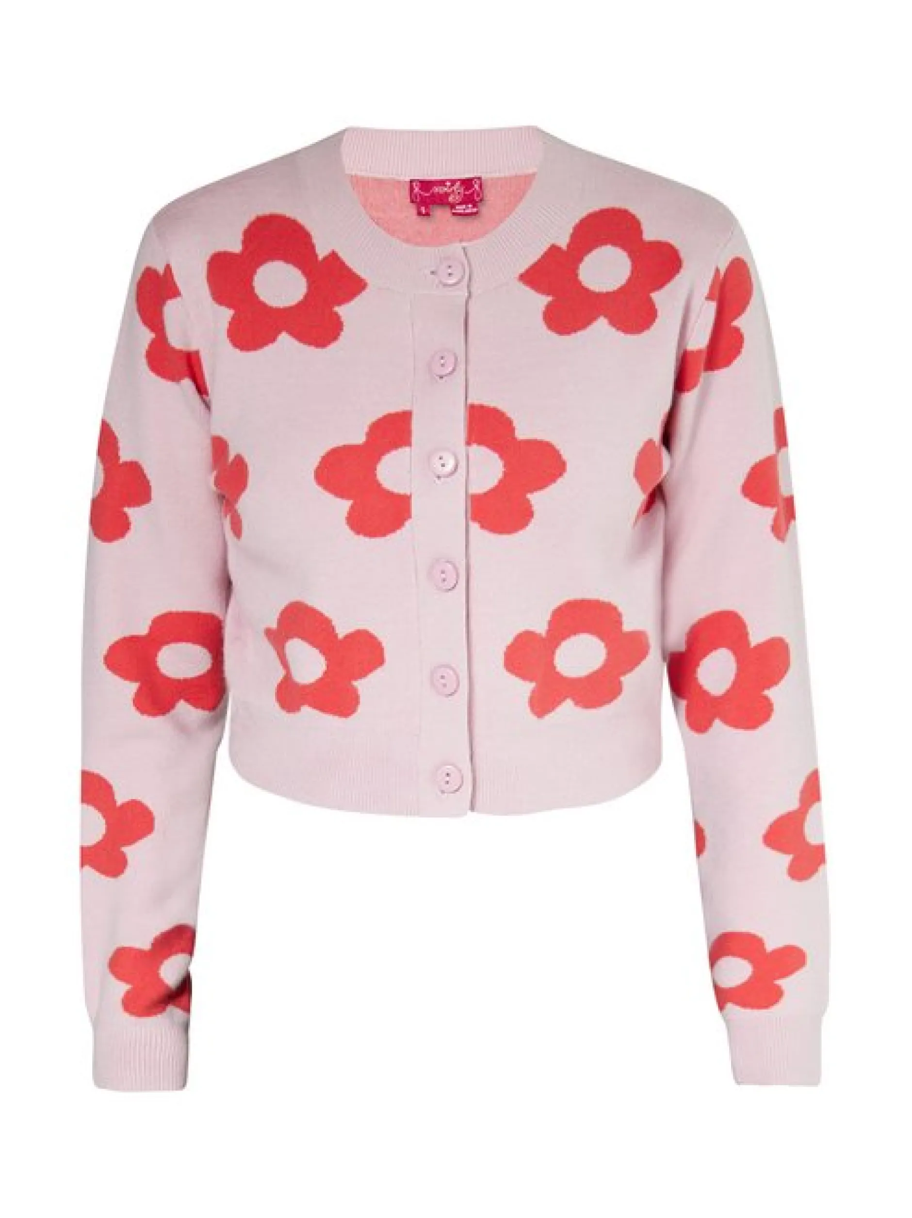 MyMo Damen Strickjacke in pink