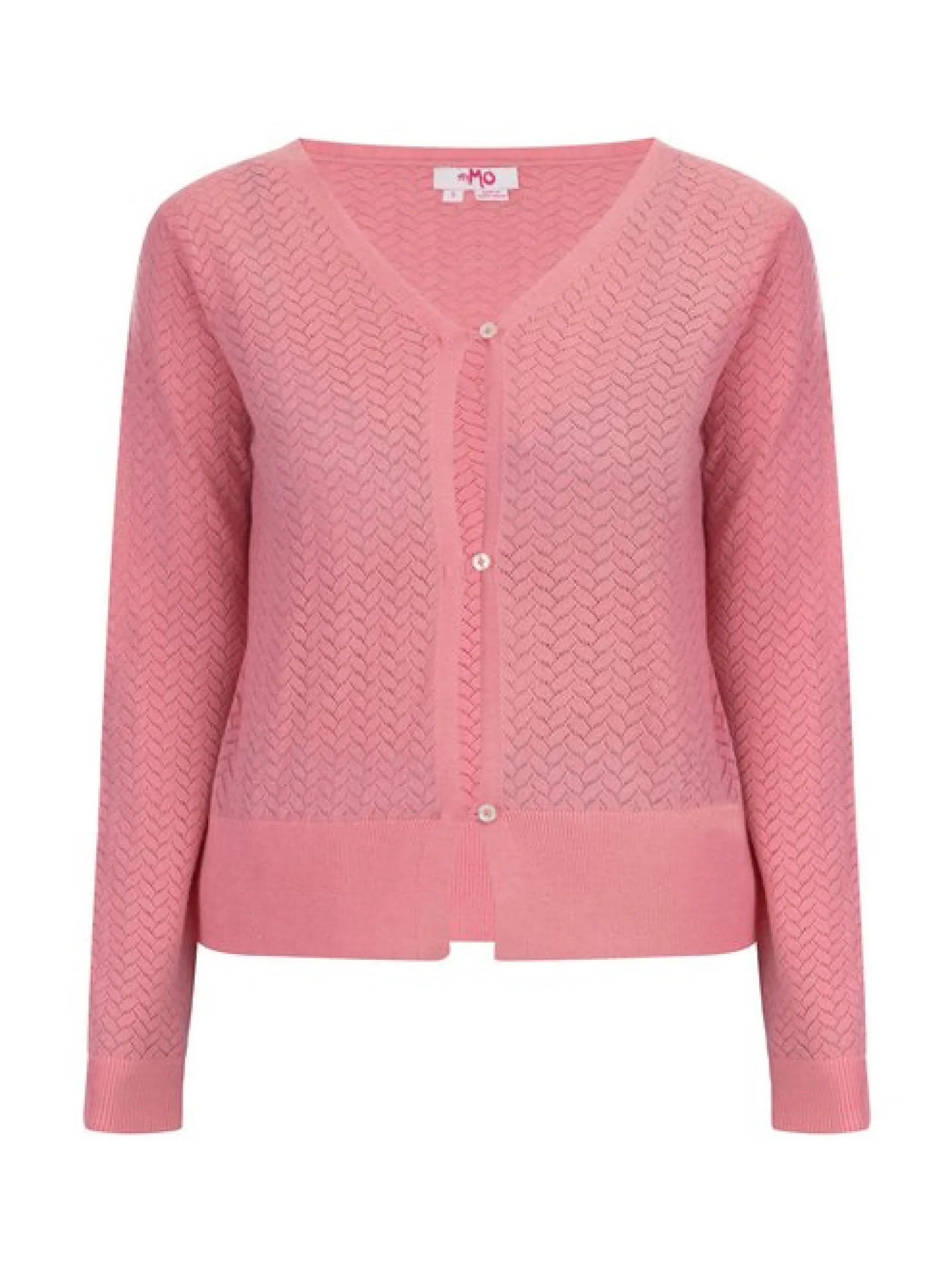 MyMo Damen Strickjacke in pink