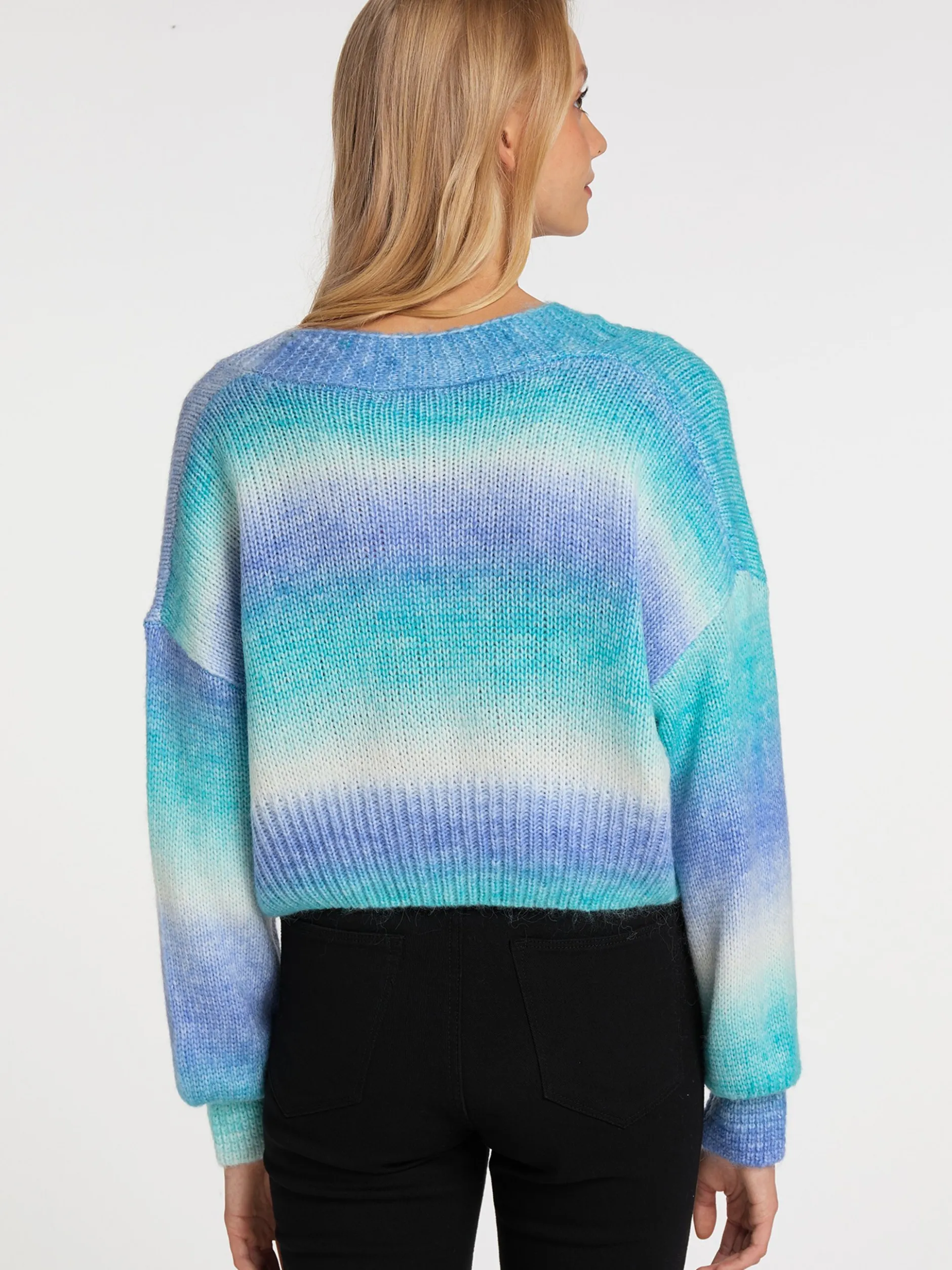 MyMo Damen Strickjacke in türkis